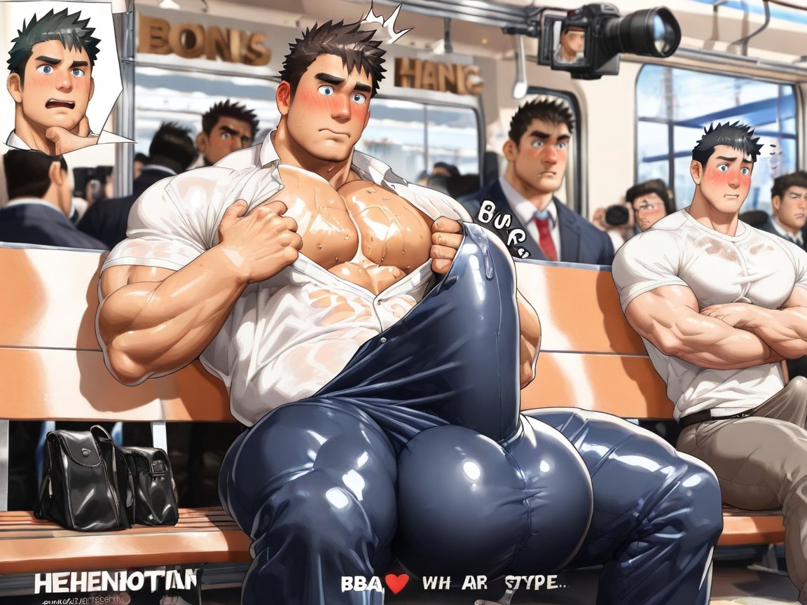 Wet Pecs, Pecs, Exposed Pecs AI Gay Porn