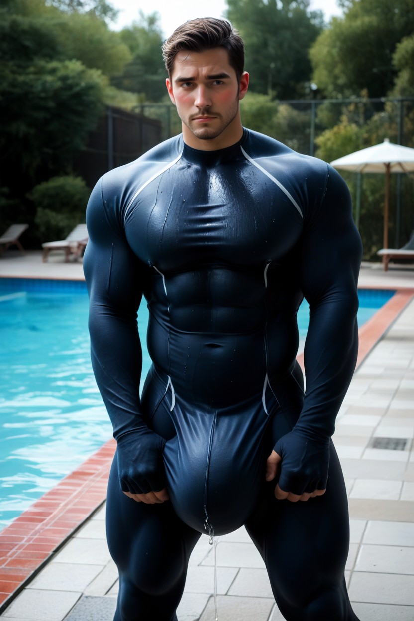 Handsome, Awkward, Wet AI Gay Porn