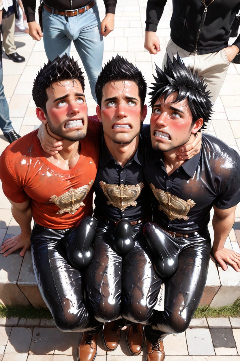 Concerned, In Public, Awkward AI Gay Porn