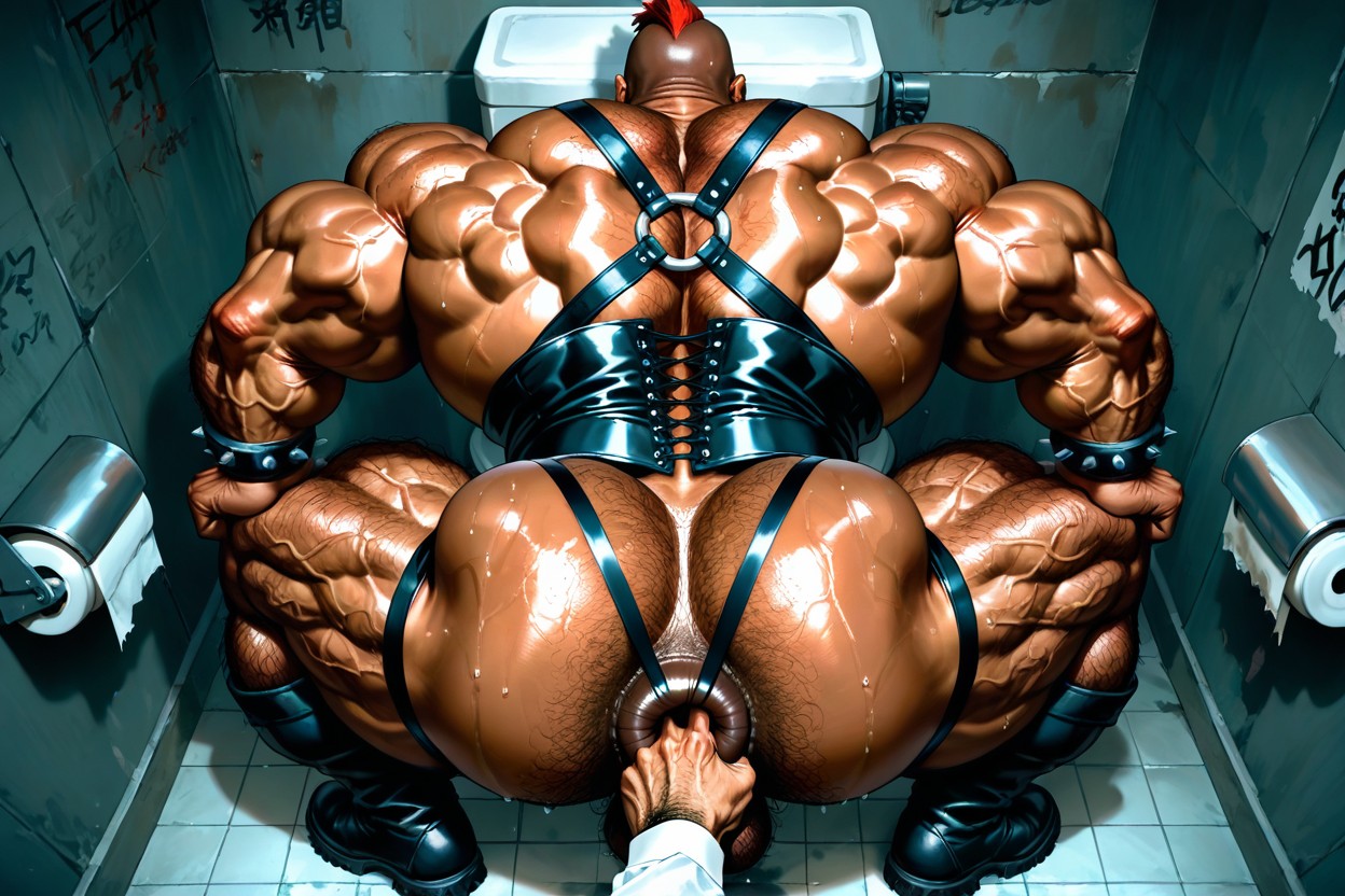 Bara, Handsome, Hairy Shoulders AI Gay Porn