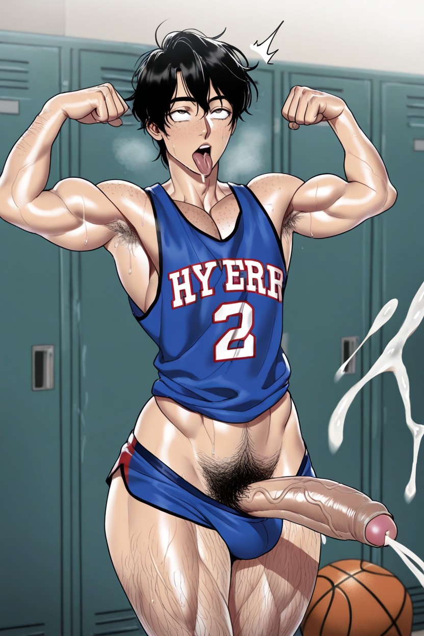 Foreskin, One Person, Thick Veiny Hyper Penis AI Gay Porn