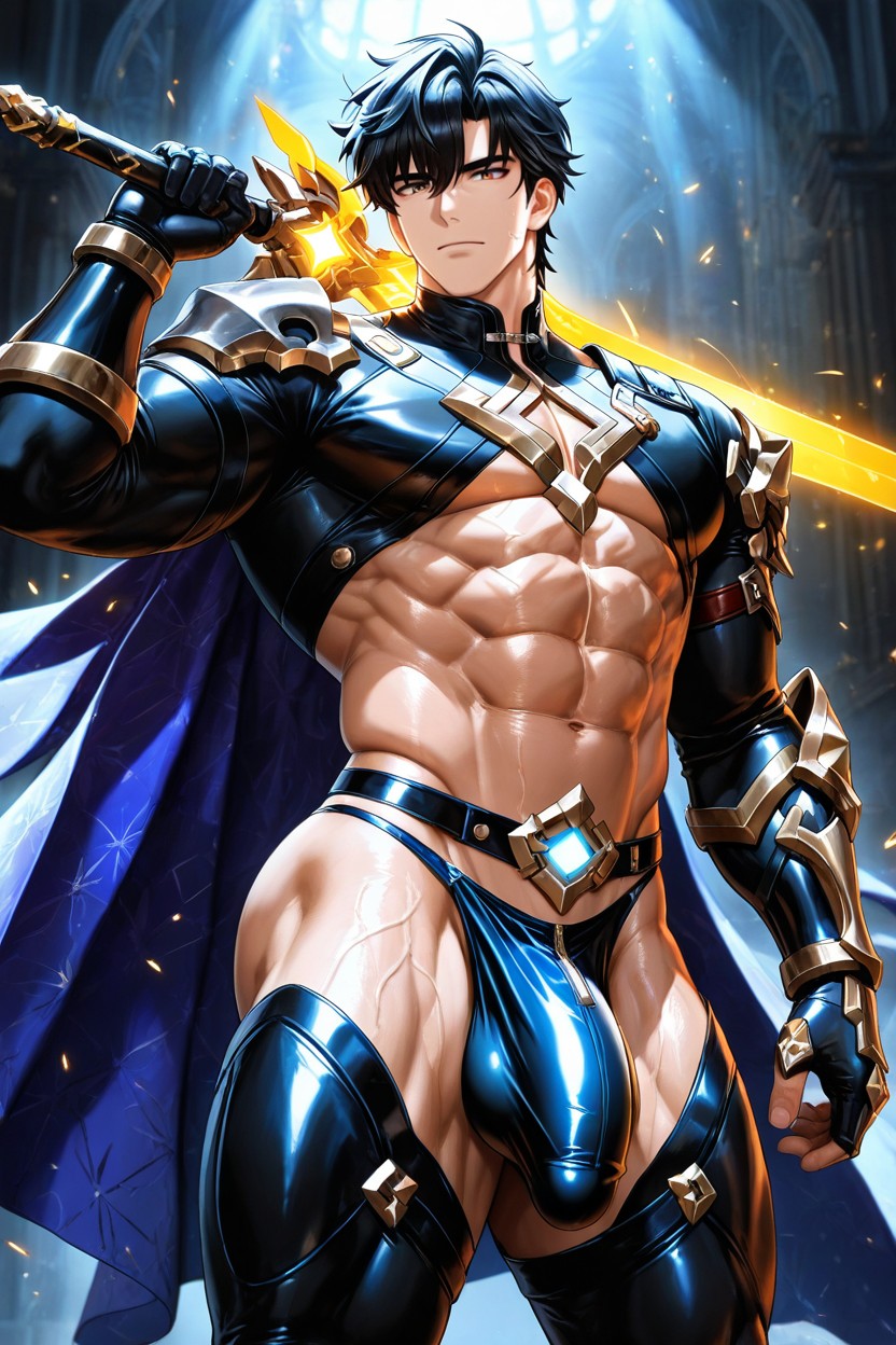 Athletic Tanned Skin, Pegasus Seiya Hero Theme, Gigantesque Porno IA Gay