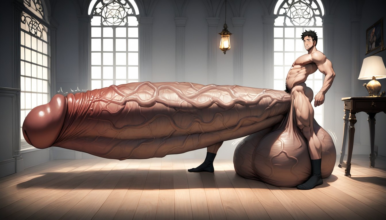 Prominent Glans, Impossibly Long Gigantic Massive Flaccid Cock, Thick Glans AI同性戀黃片