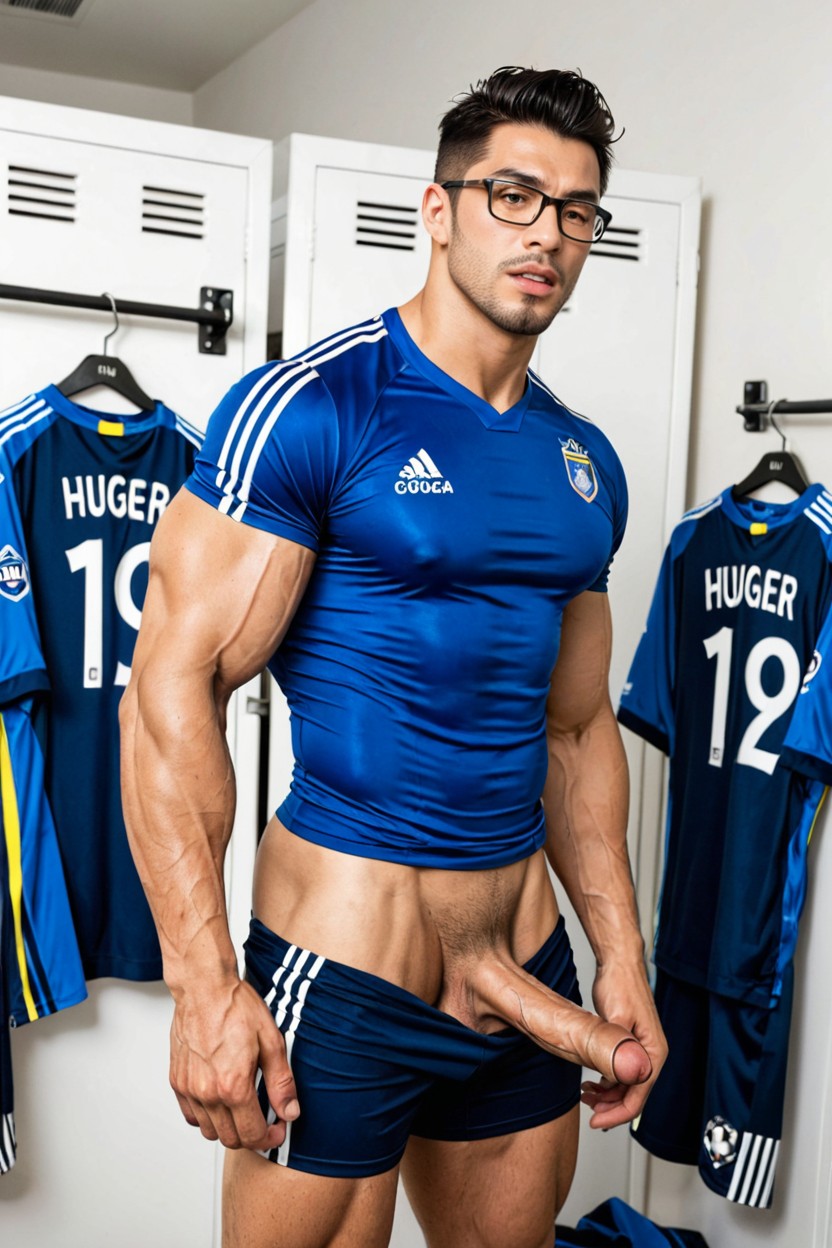 Vue De Face, Oversized Chest, Have Penis Porno IA Gay