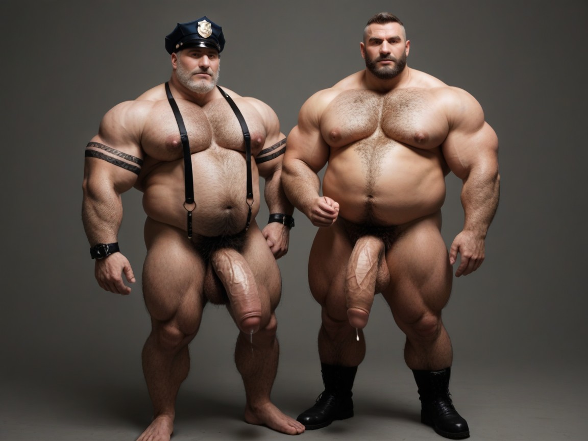 Excessive Chest Hair, Chest Hair Bushes, Manly Porno IA Gay
