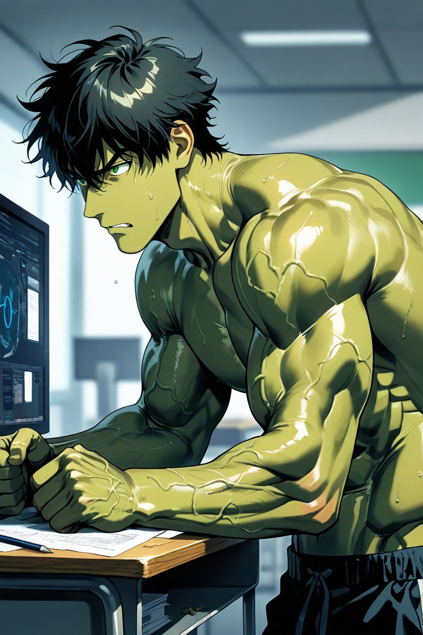 Source_anime Break Perfect Face, Score__up, Score_ Porno IA Gay