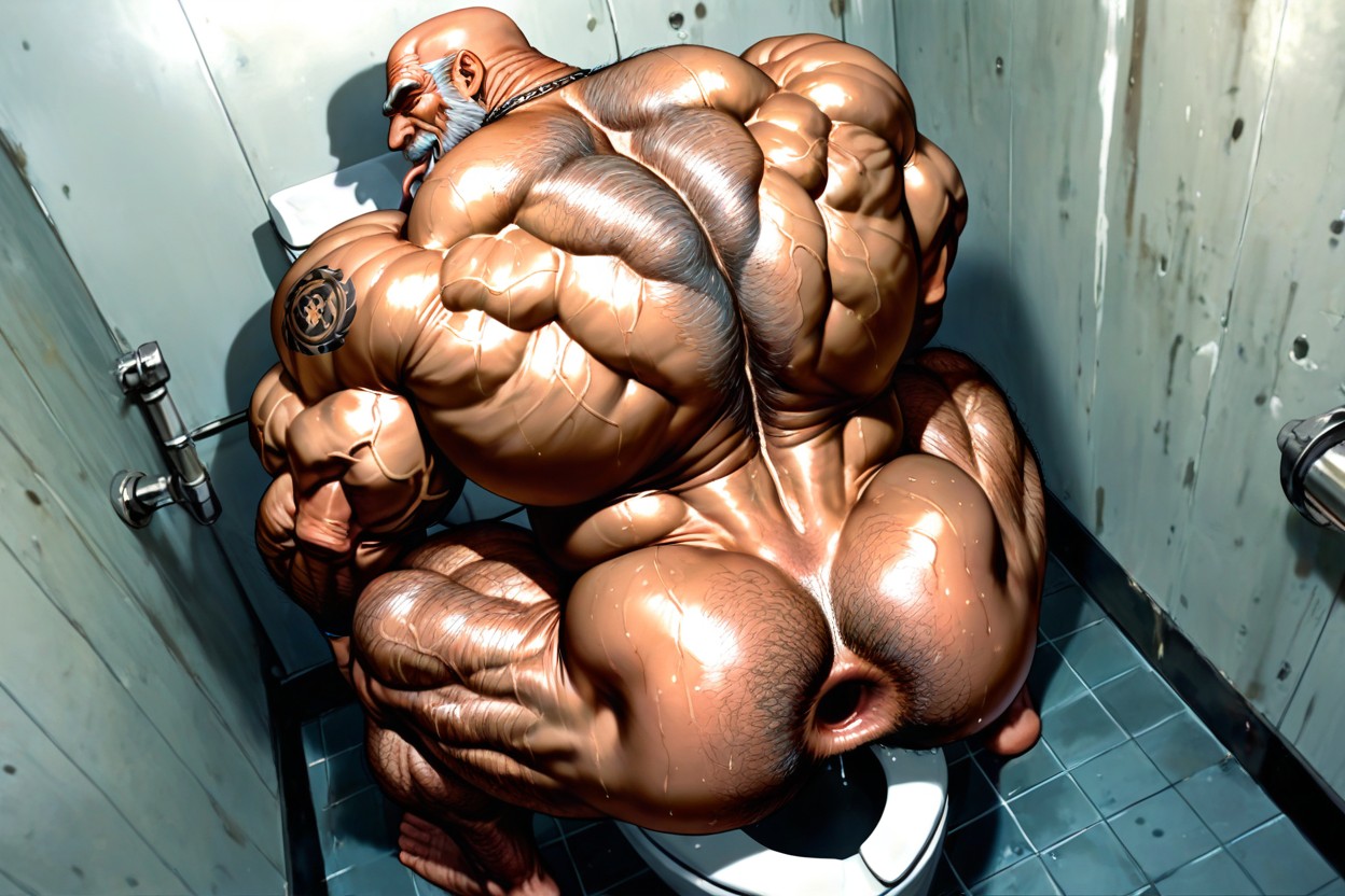 Detailed Muscles, Hairy Legs, Veiny Legs Porno IA Gay
