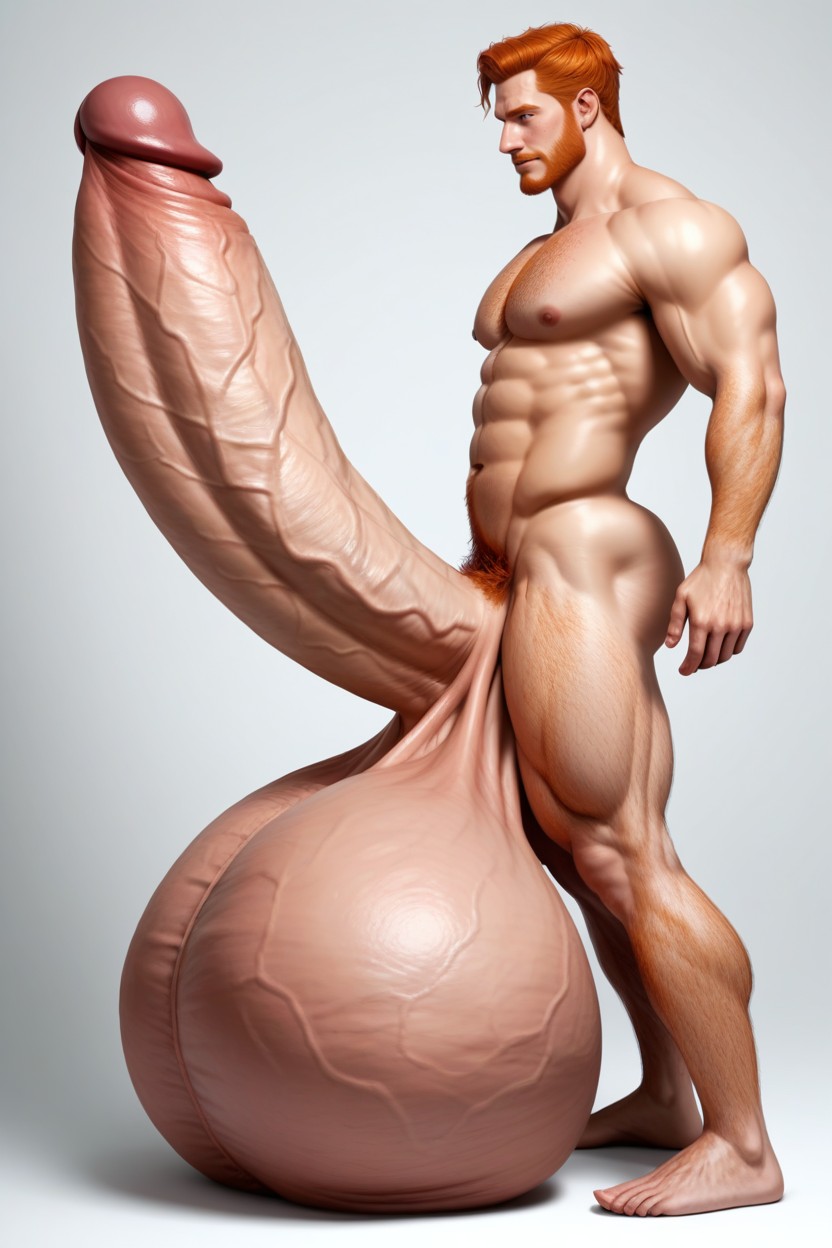 Balls Too Big, Extreme Ball Growth, Massive Oversized Hyper Testicles Porno IA Gay