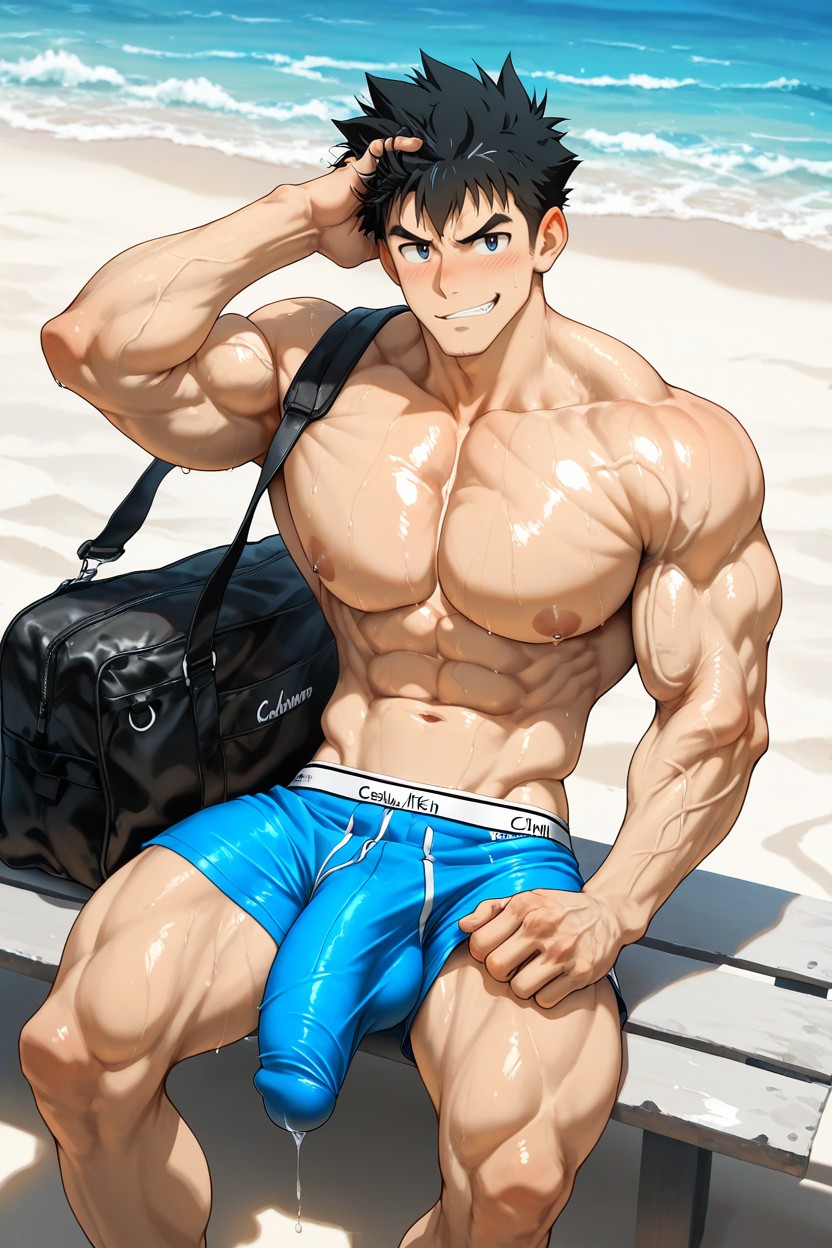 Strong V Line, Narrowaist, Super Veiny Muscle Porno IA Gay