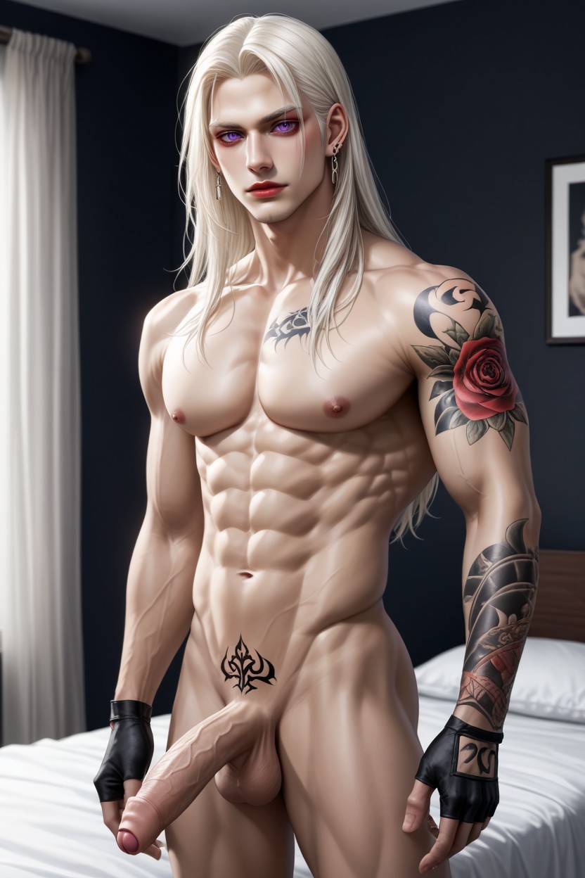 Albino, Colorful Tattoos, Multiple Color Tattoos Porno IA Gay