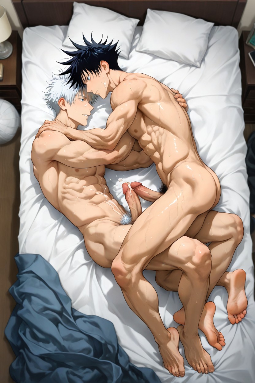 K, Beitemian Art Style, 2 Personnes Porno IA Gay