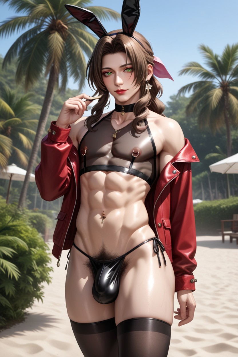 Transparent Crop Top, Feminine, Shushing AI同性恋黄片