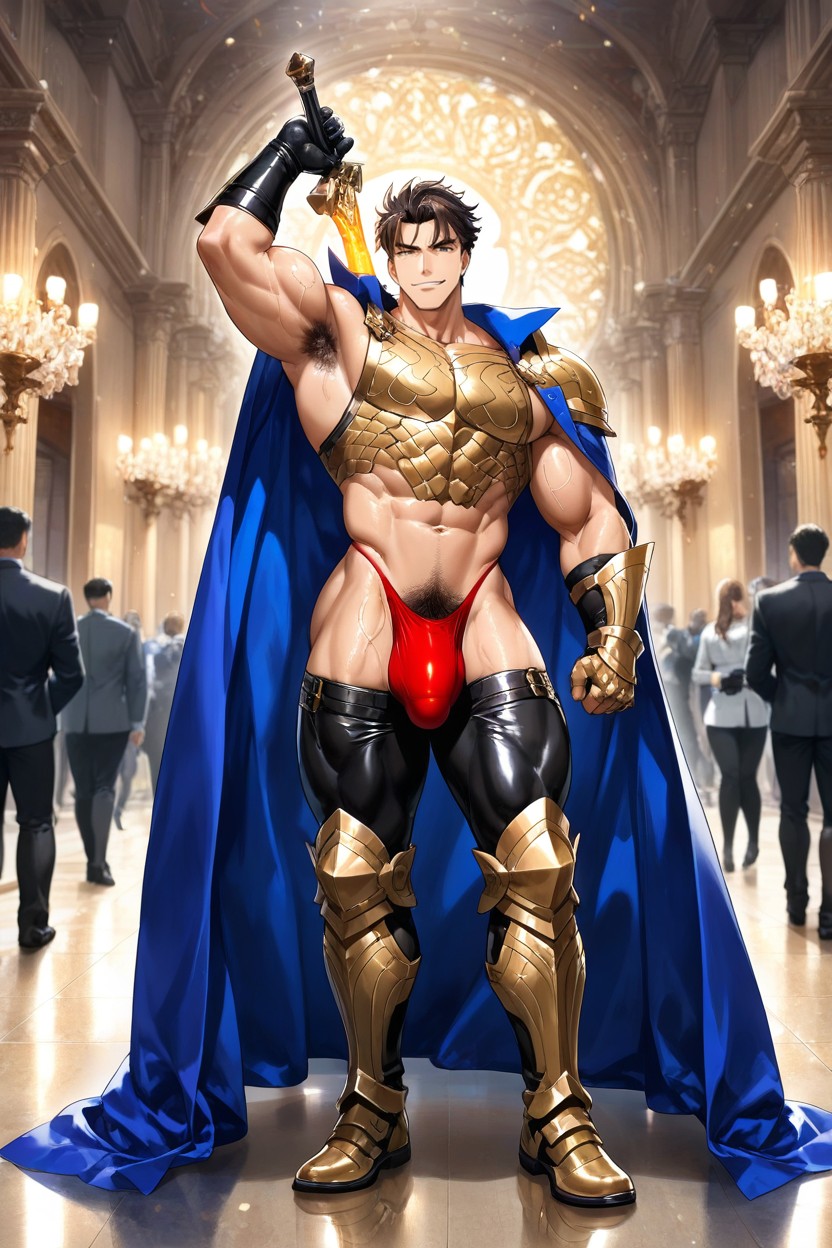 Leather Gauntlets, 模特姿势, Intricate Armor Plating AI同性戀黃片