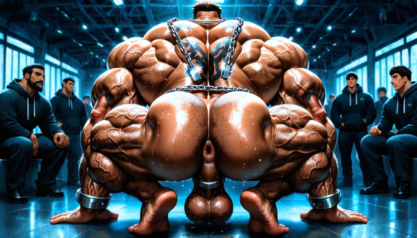 On Tiptoes, Huge Hairy Anus, Veste À Capuche Porno IA Gay