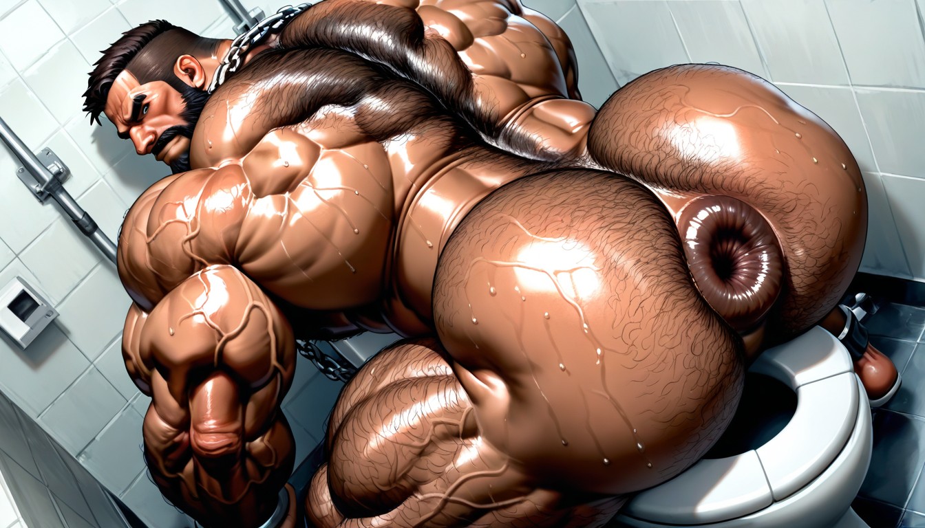 Detailed Muscles, Big Necklaces, Naked Porno IA Gay