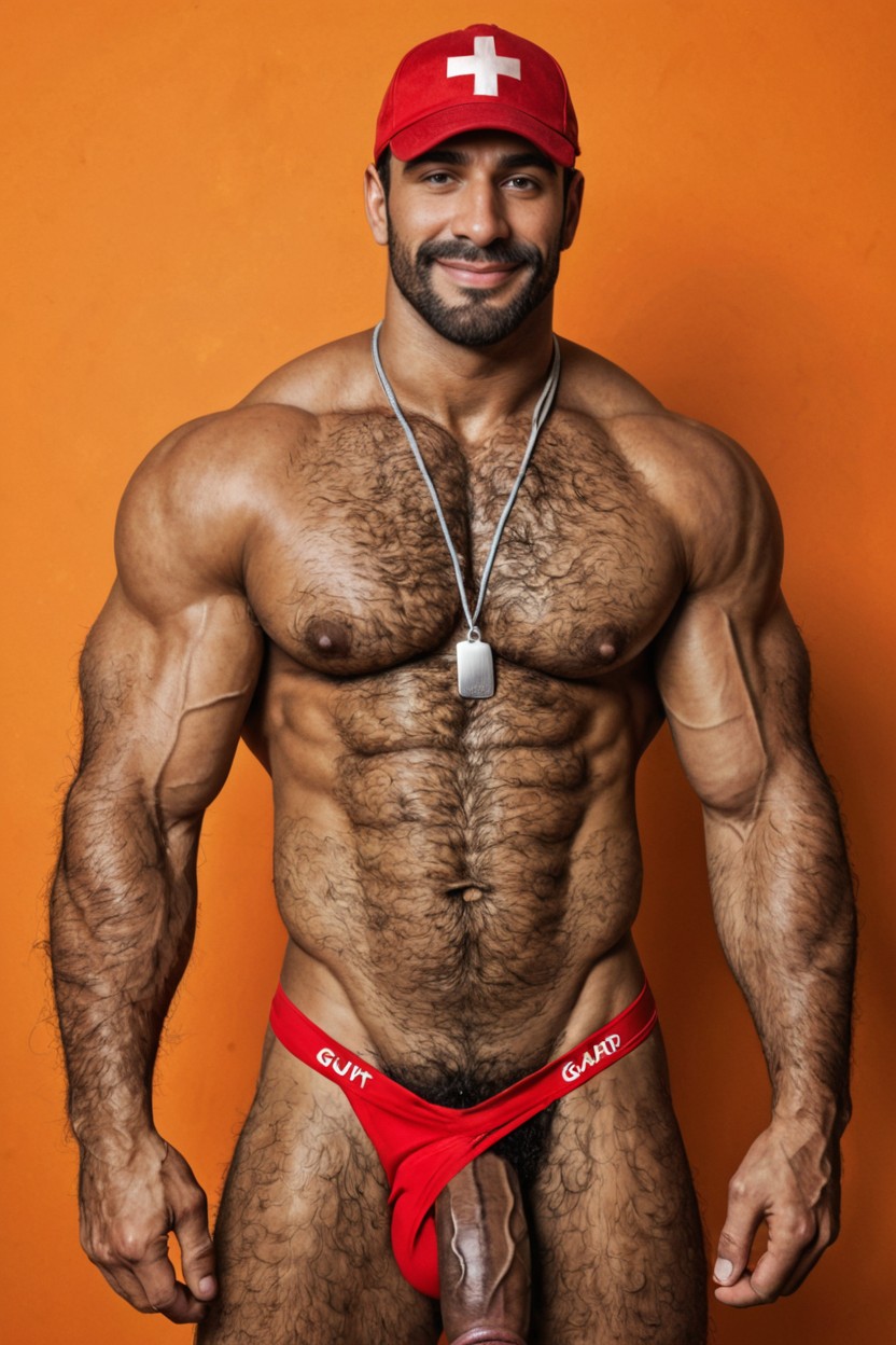 Biggest Nose, Mustache, Uncut Penis Porno IA Gay