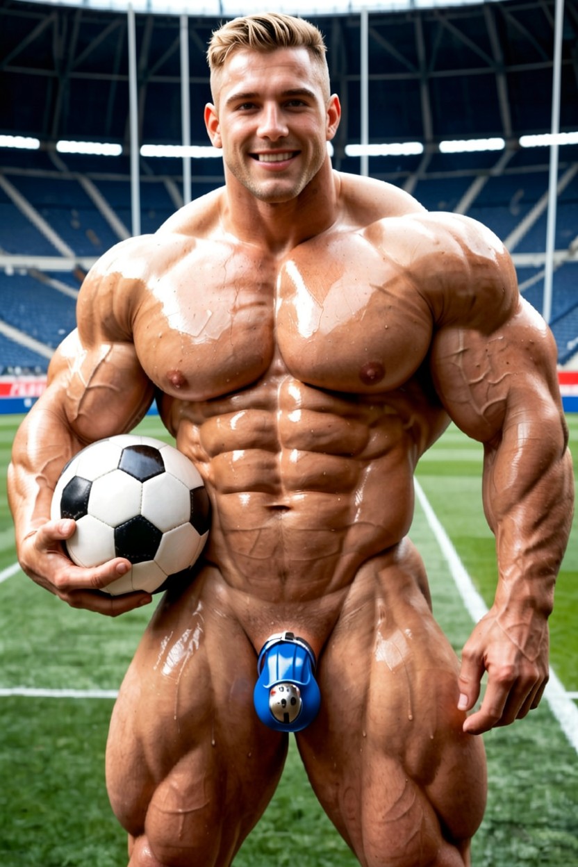 Scandinave, Sweaty, Well Defined Abs Porno IA Gay