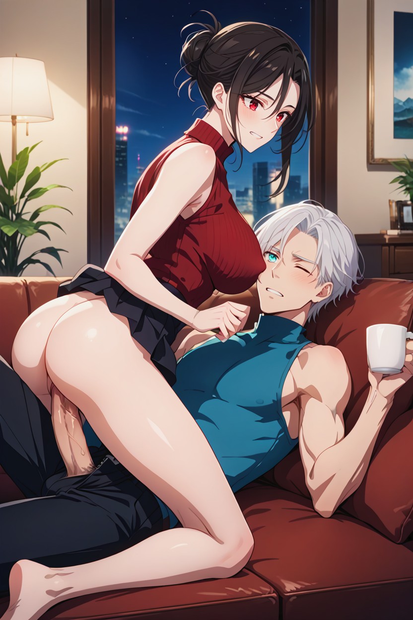Long Legs, Skinny, Sex From Behind AI Gay Porn