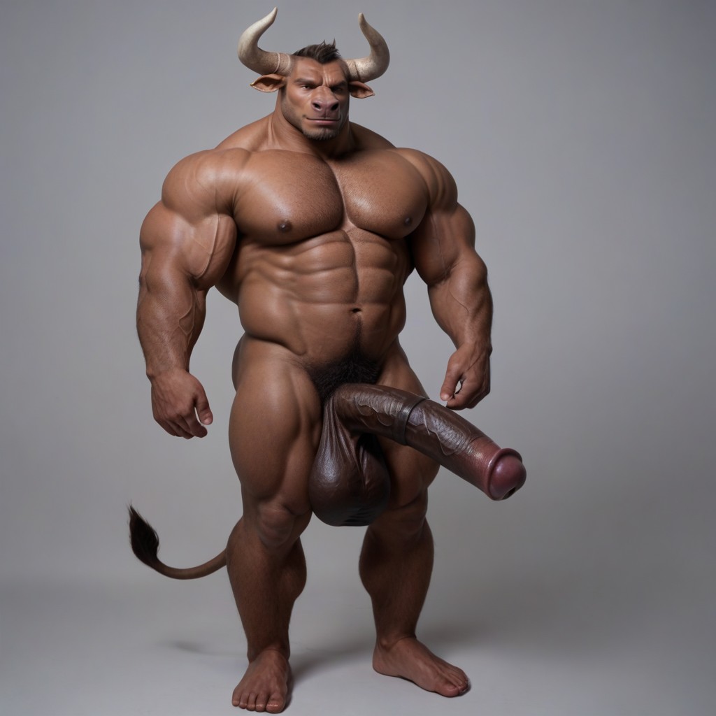 Anthro, Illuminated, Growing Cock ゲイAIポルノ
