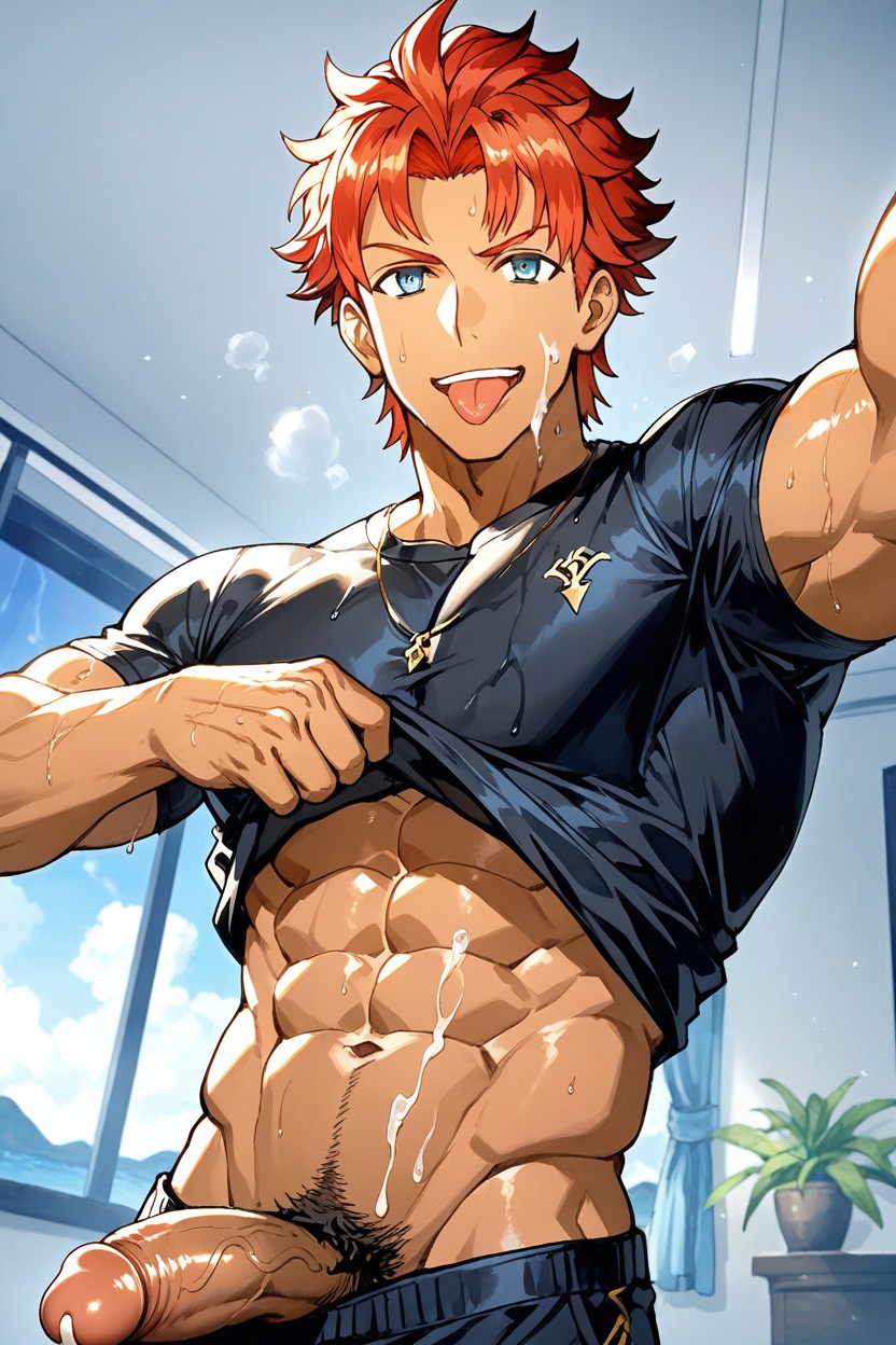 Hard Cock, Hair, Koei Tecmo Style AI同性戀黃片