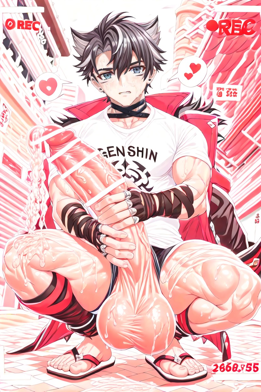 Hyper Penis, Hyper Balls, Excessive Precum AI同性恋黄片