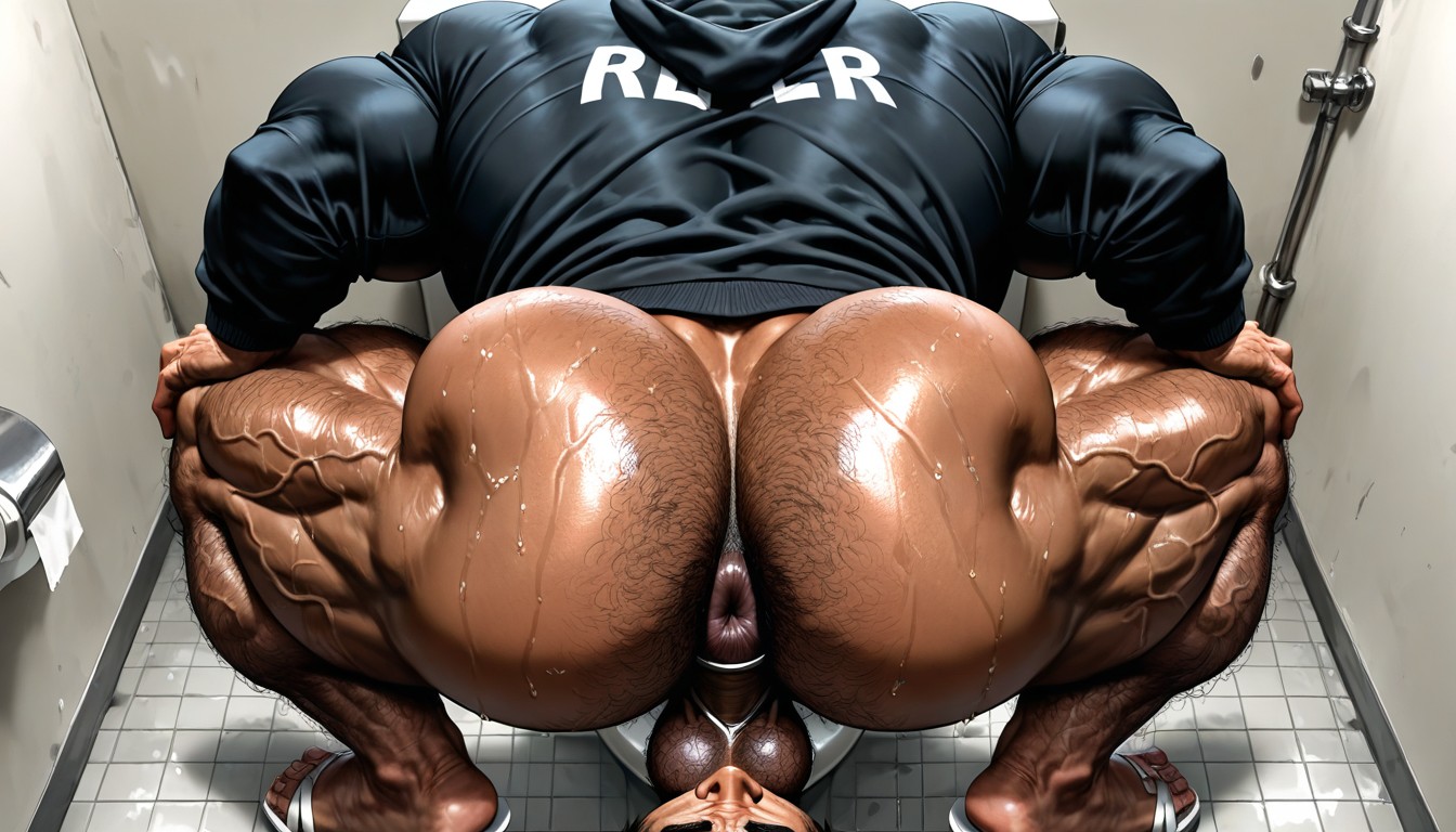 Huge Veins, Veste À Capuche, Big Necklaces Porno IA Gay
