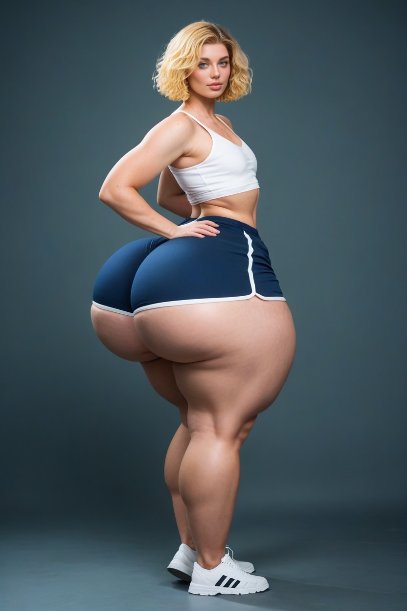 Deep Ass Crack, Gigantic Ass Bigger Than Your Body, Round Ass Porno IA Gay