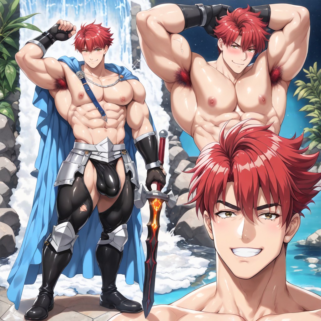 Messy Yellow Bangs Hairstyle, +, Red Hair Color Porno IA Gay