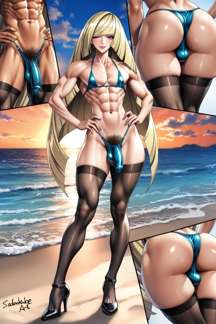 Yaoi, Bubble Butt, Malechested Porno gay IA