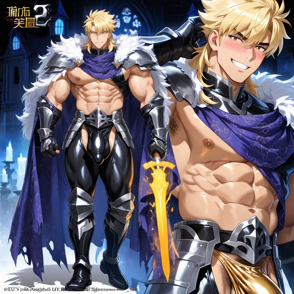 중간 엉덩이, +, 딱 맞는 체형 게이 AI 포르노