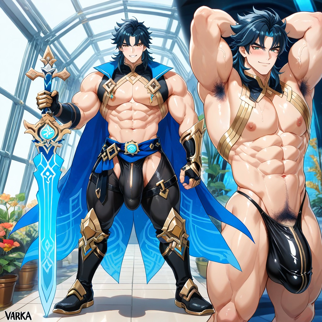 Corps Entier, Pegasus Seiya Hero Theme, Detailed Knight Leggings Porno IA Gay