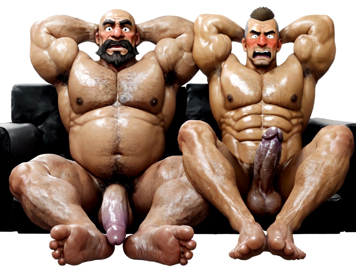 Tan Skin, 30+, Big Feet AI Gay Porn