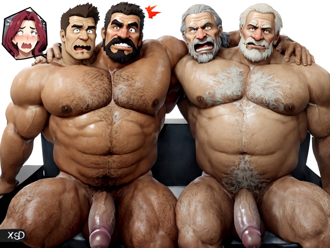 Orgasm, Obese, Latino AI Gay Porn