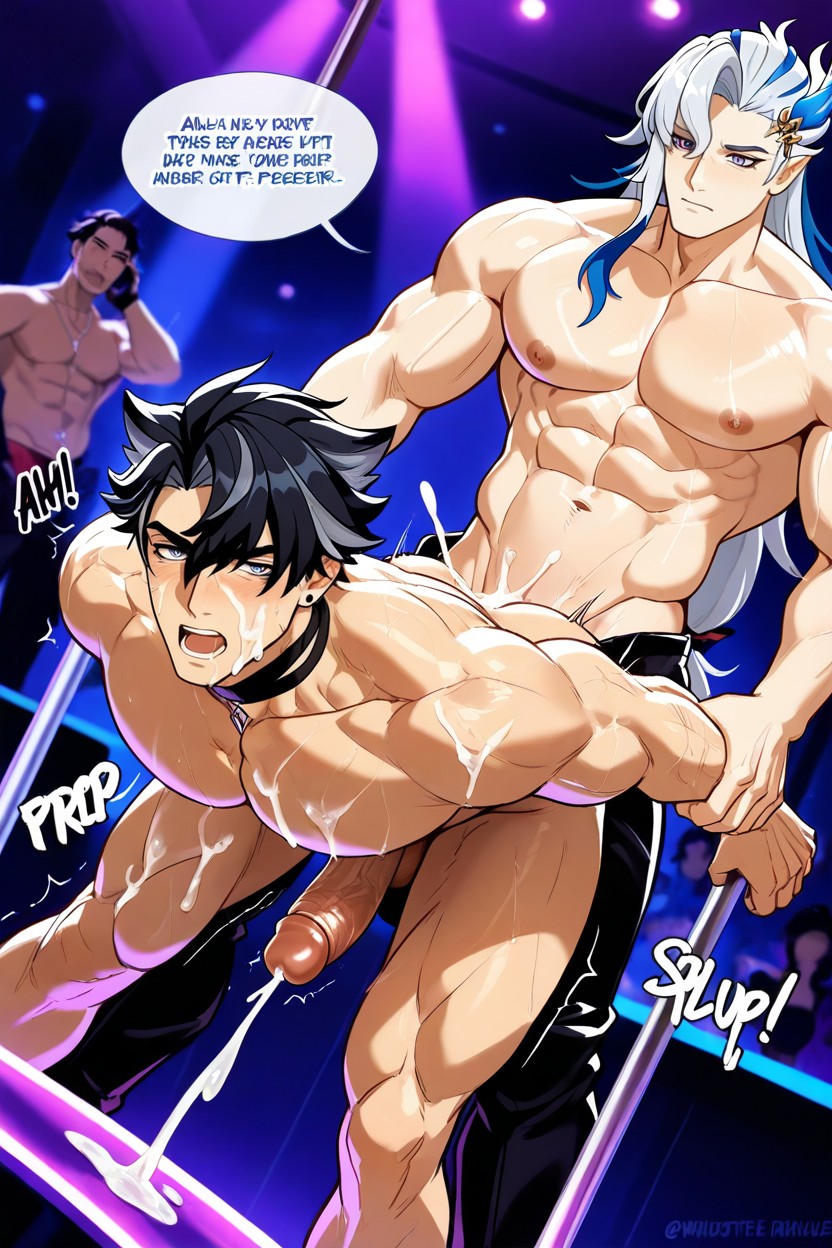 Male Body, 2 People, Doggy Style AI Gay Porn
