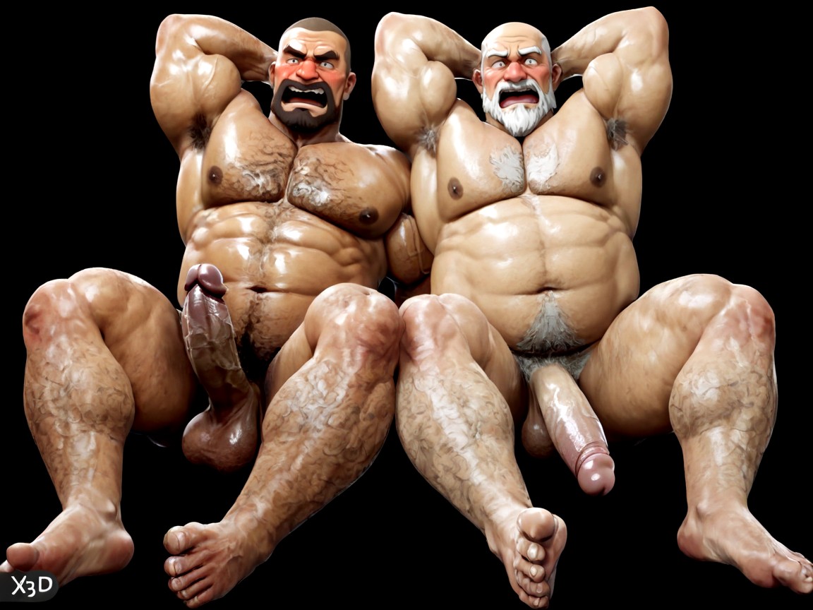 Pies Grandes, Male Only, Horny Expression Porno gay IA