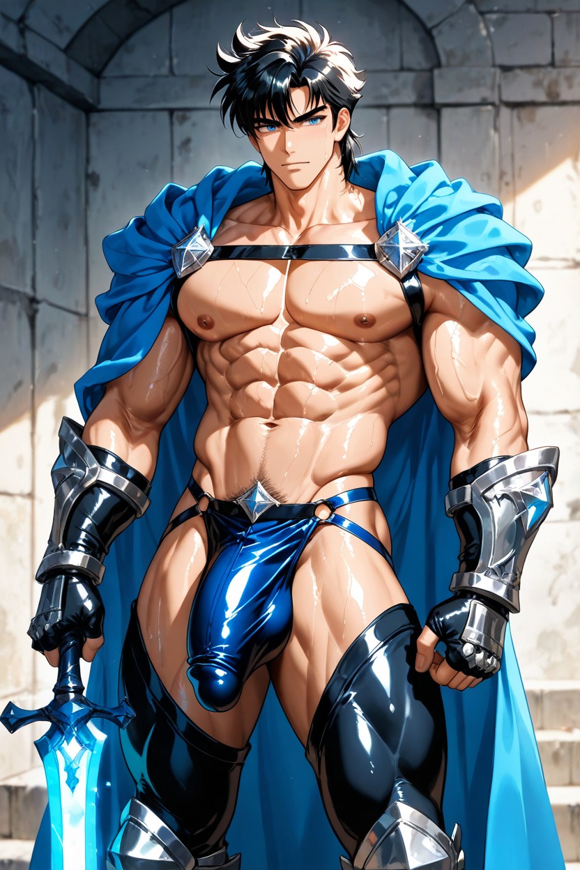 Indigo Flowing Cloak, 超巨大, Strong Arms AI同性戀黃片