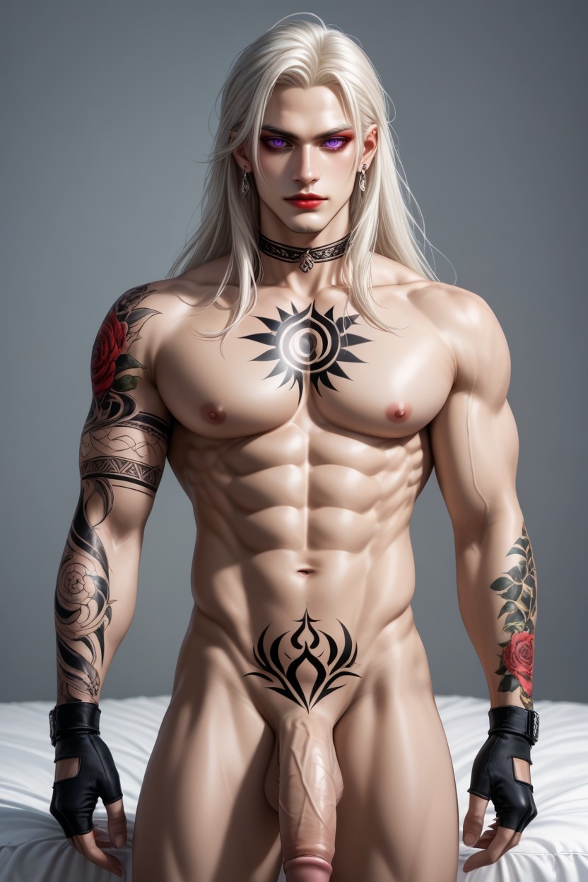Arm Tattoos, Fit, Bottom Up AI Gay Porn