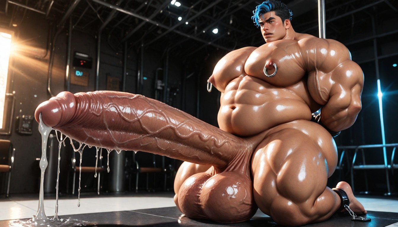 超大肌肉, Uncircumcised, 捲髮 AI同性戀黃片