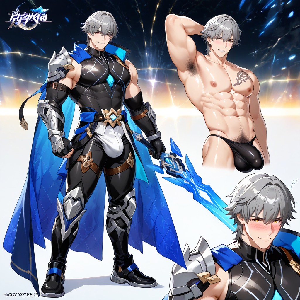 Dramatic Shadows, Form Fitting Clothes, Veins AI Gay Porn
