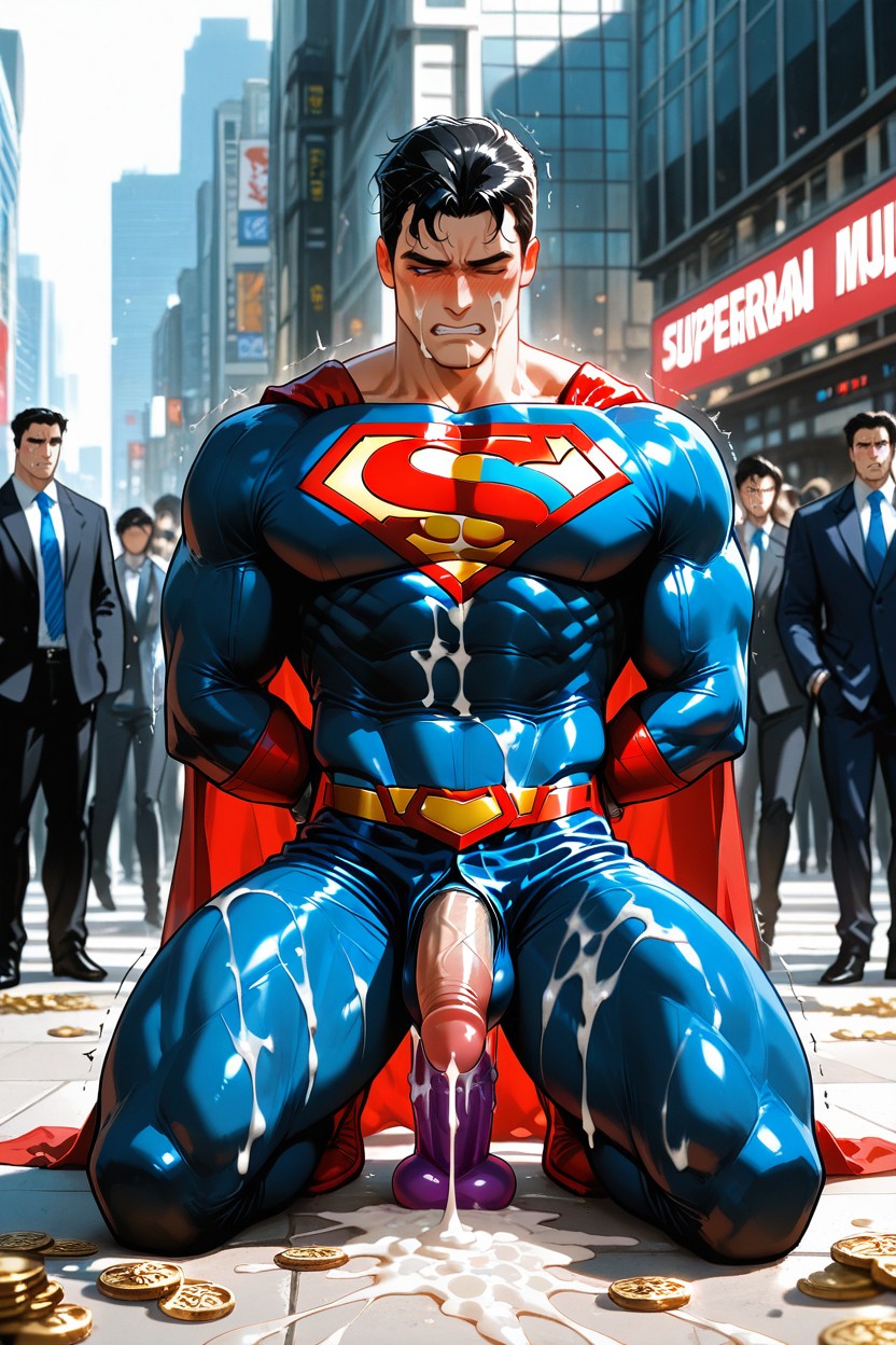 Blue Eyes, Black Hair, Broad Shoulders AI Gay Porn