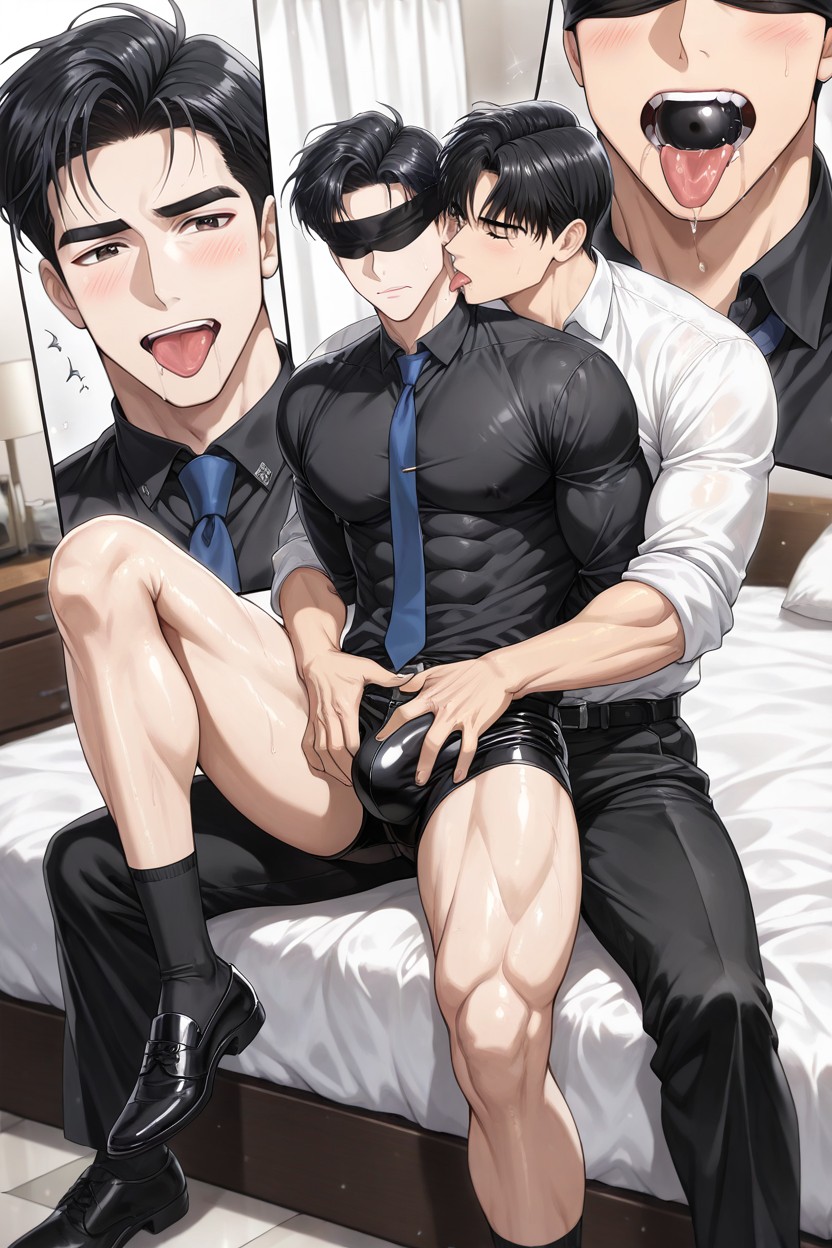 Male, Groping, Dress Shoes AI Gay Porn