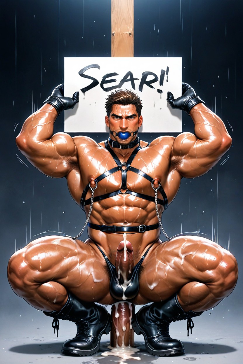 Anal Sex, Medium Ass, Motion Lines AI Gay Porn