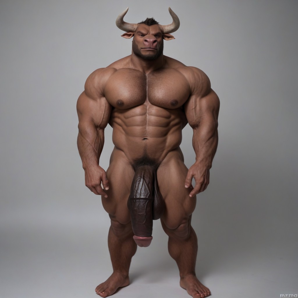 Flared Glans, Anthro, Naked AI Gay Porn