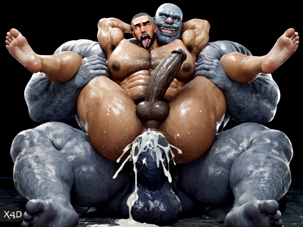 Latino, Sweaty, Pubic Hair AI Gay Porn