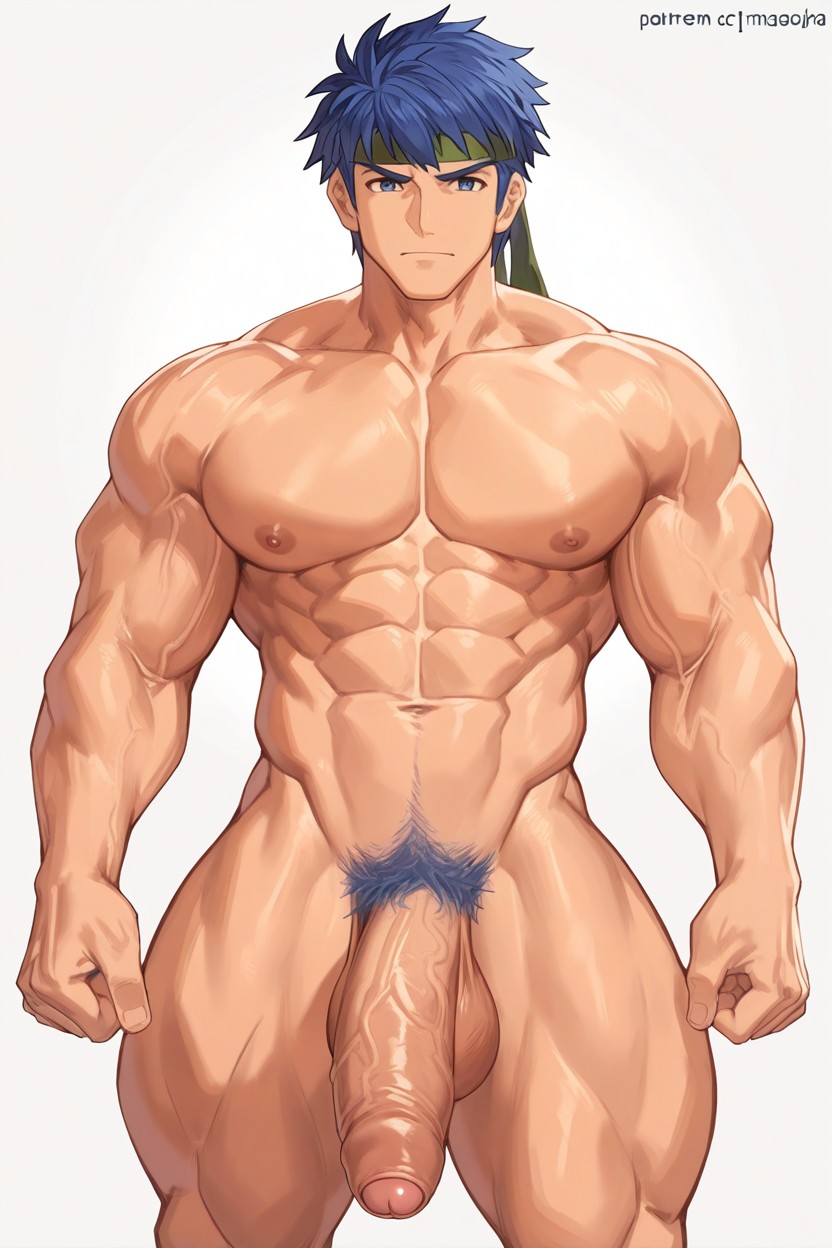 Naked, Ike From Fire Emblem, Erect Penis AI同性戀黃片