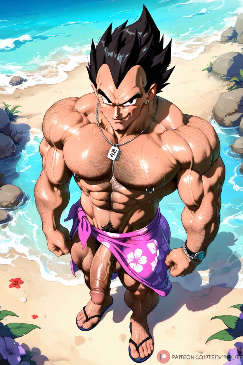 Dragon Ball Z, Sarong, African AI Gay Porn
