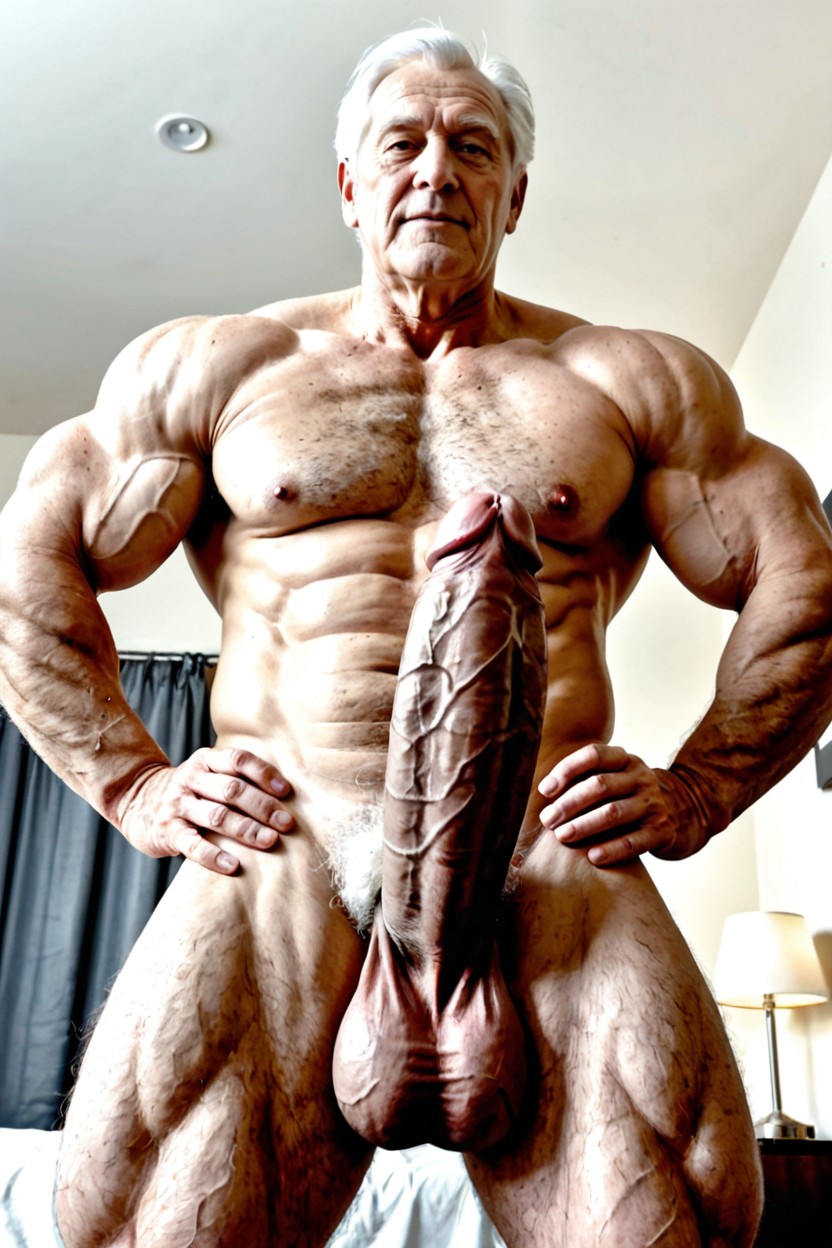 50+, Hdr, Impossibly Huge Sagging Balls AI Gay Porn