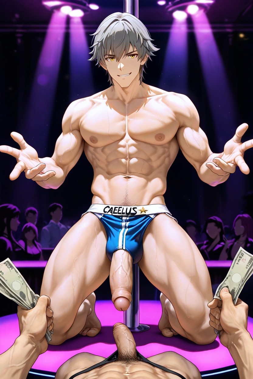 Medium Ass, Caelus Is A Sexy Handsome Man With A Fit Physique, Skinny AI Gay Porn