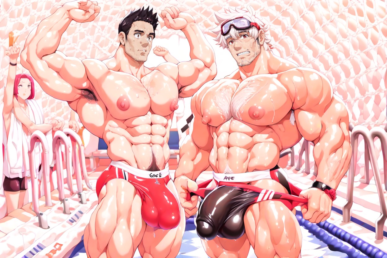 Horny, Men Standing, Intimate AI Gay Porn