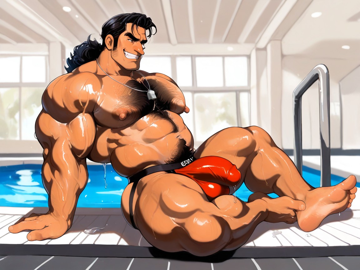 Masculine Features, Hyper Areolas, Only Men Porno gay IA